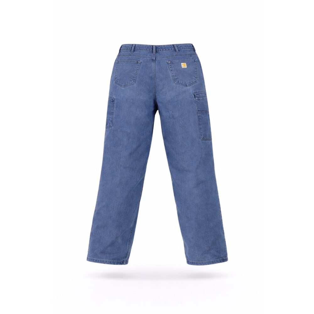 Carhartt FR Flame Resistant Work Pants Men’s 40x30 Original Fit Blue CAT 2​ - Picture 2 of 9